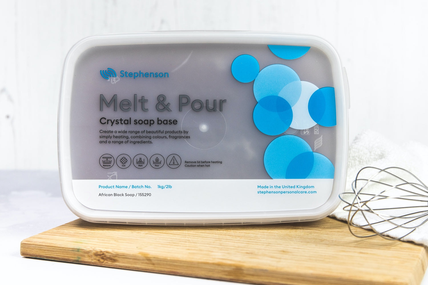 Melt and Pour Soap Base - African Black SLS & SLES Free