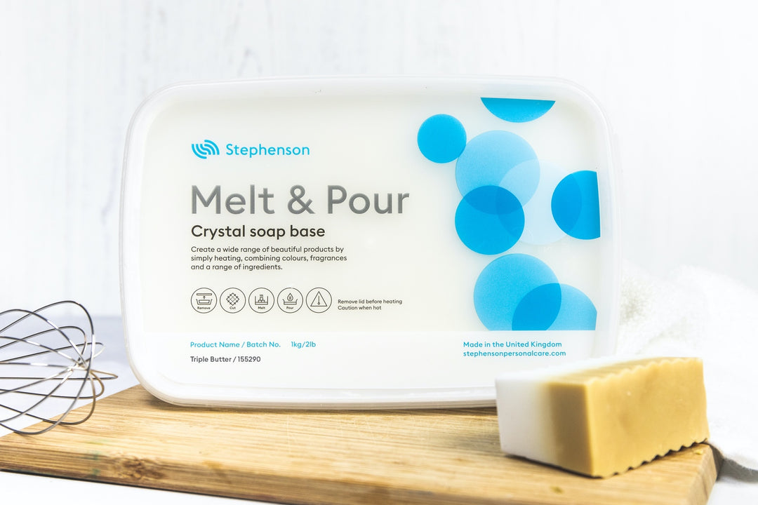 Melt and Pour Soap Base – Crystal Triple Butter