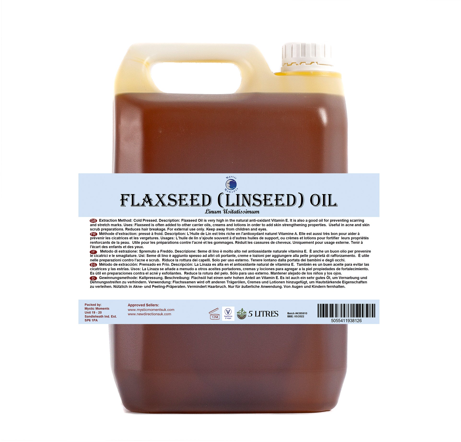 Flaxseed (Linseed) Carrier Oil
