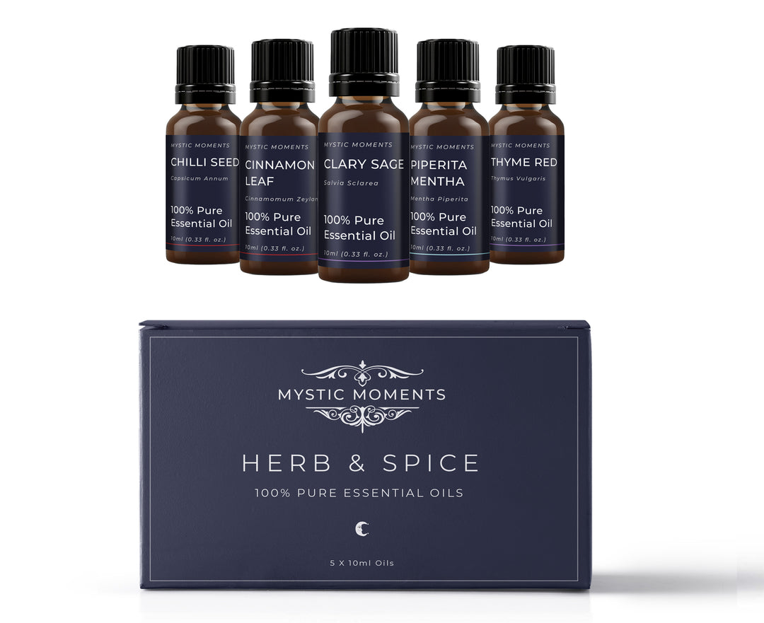 Herbes et épices | Pack de démarrage cadeau d’huiles essentielles