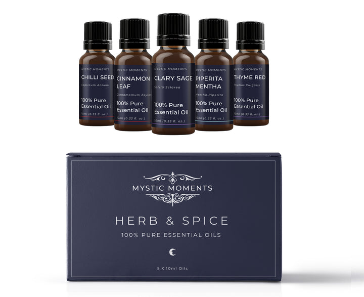 Herbes et épices | Pack de démarrage cadeau d’huiles essentielles