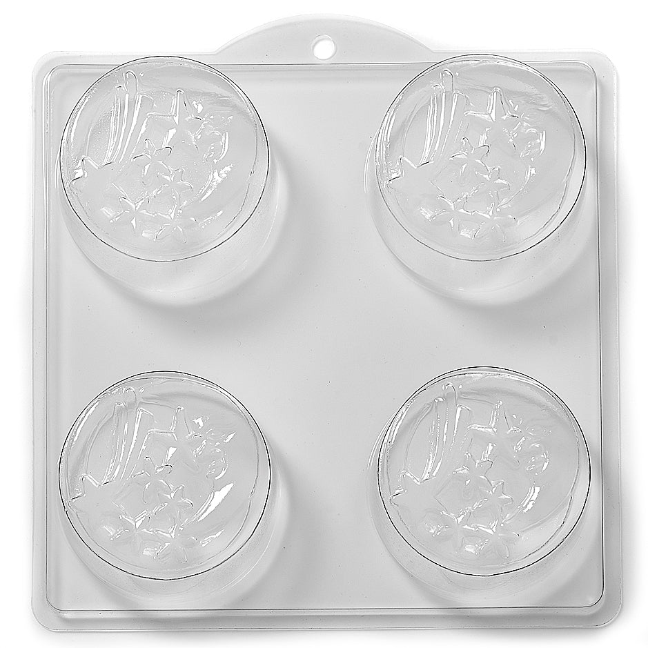 Man in The Moon with Stars PVC Mould (4 Cavity)