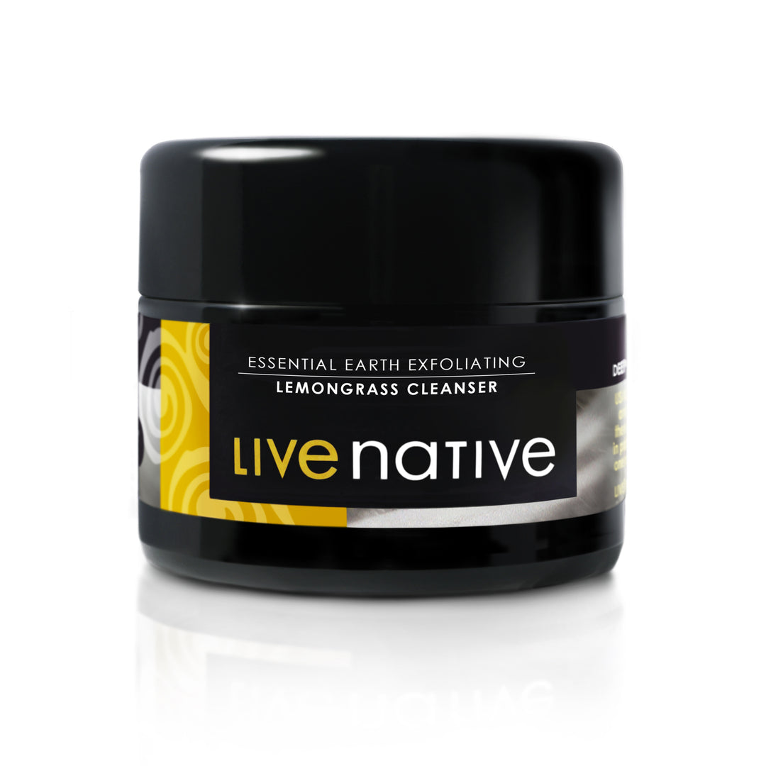 Live Native | Essential Earth Peeling-Reiniger mit Zitronengras
