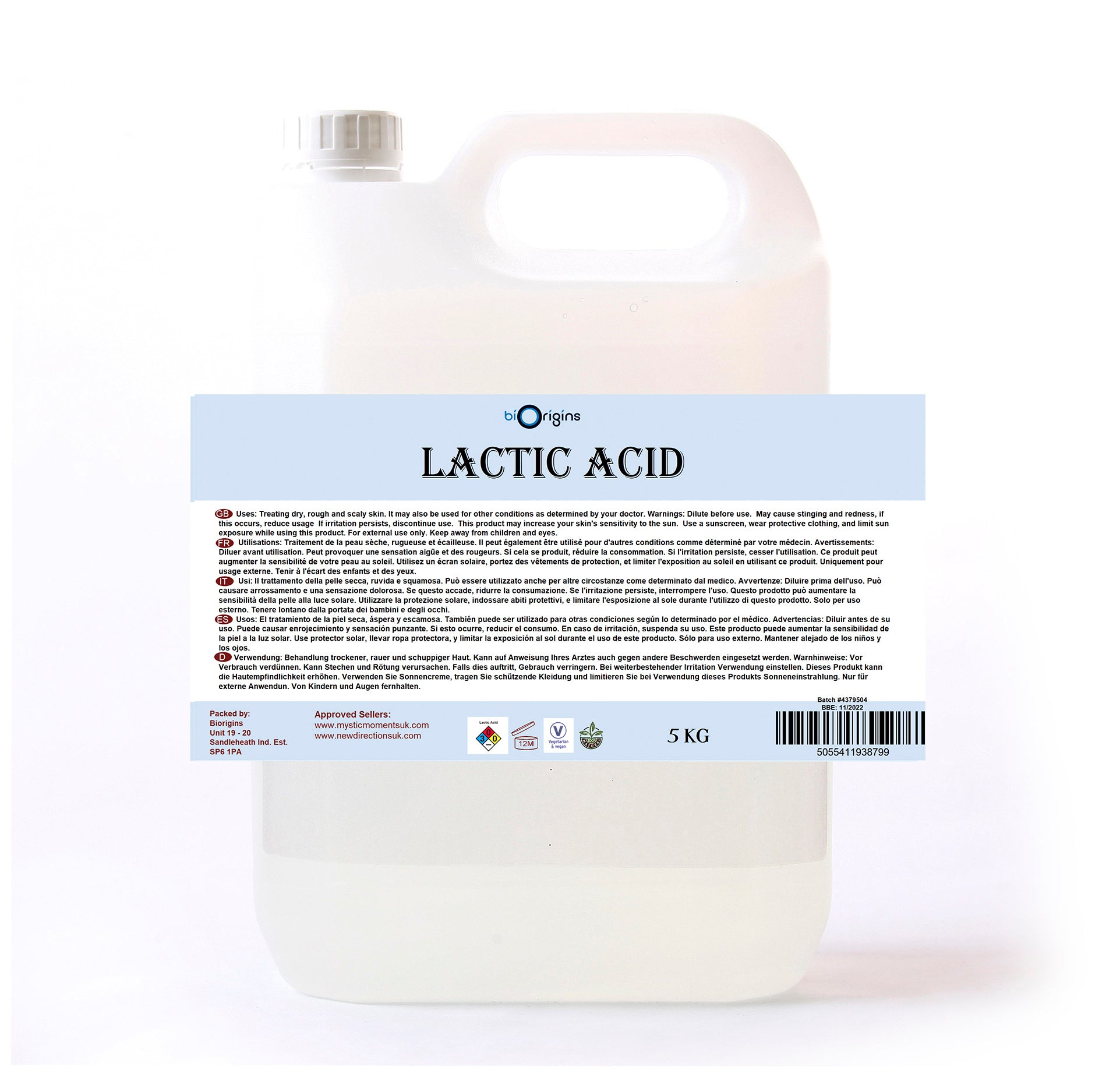 Lactic Acid 80% Standard