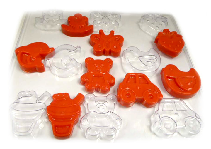 Assorted Children's PVC Mould (4 Cavity)