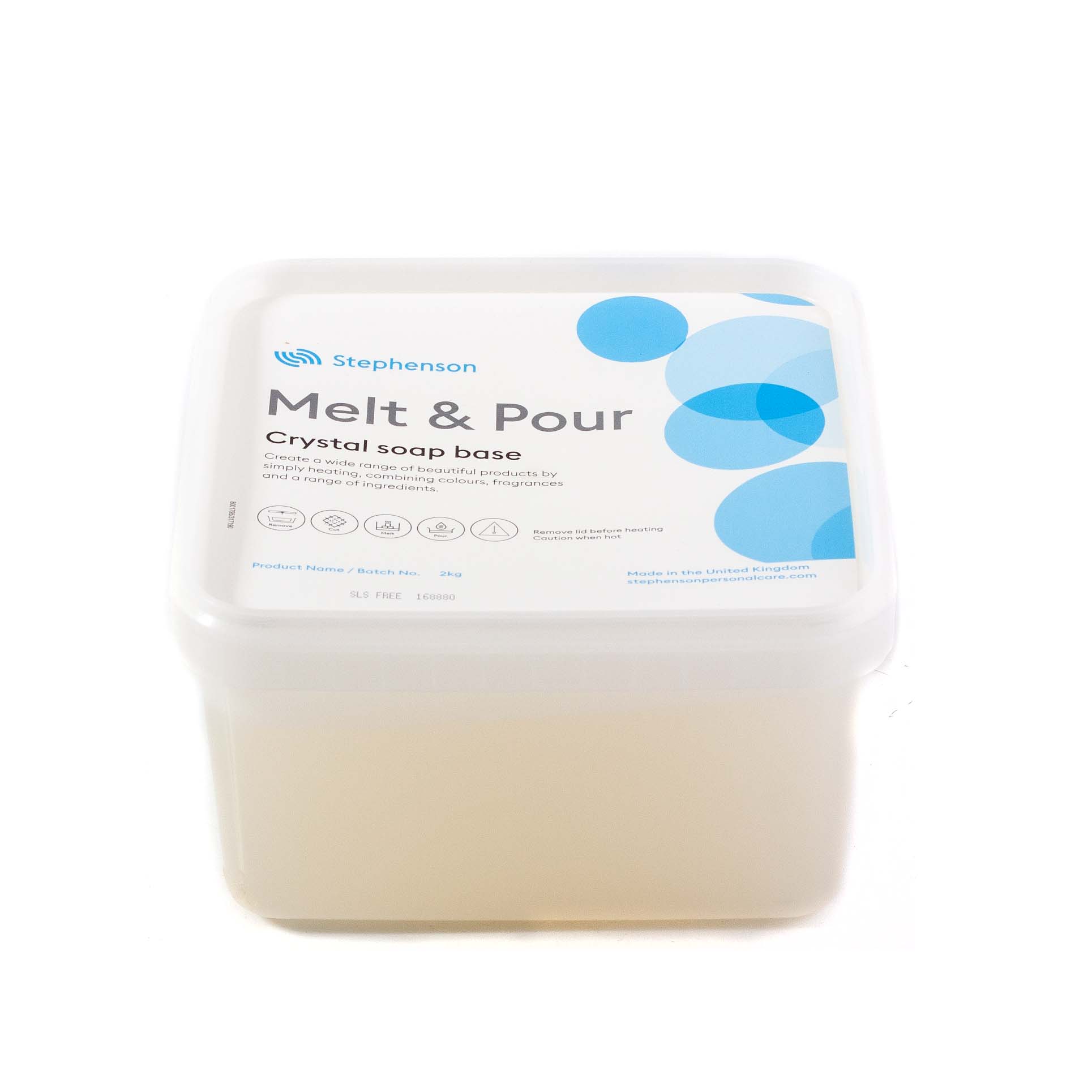 Melt and Pour Soap Base - Clear - SLS FREE