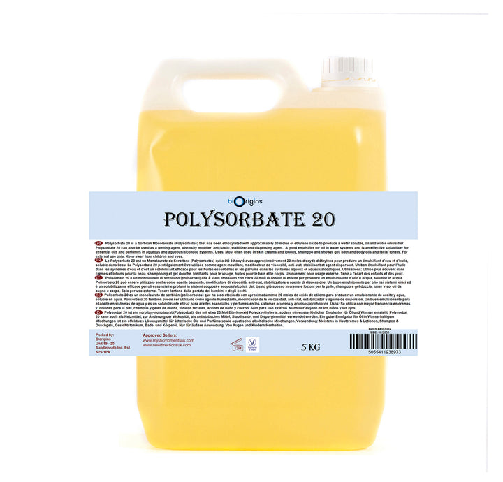 Polysorbaat 20 - Oplosmiddelen