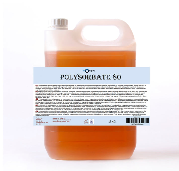 Polisorbato 80 - Solubilizantes