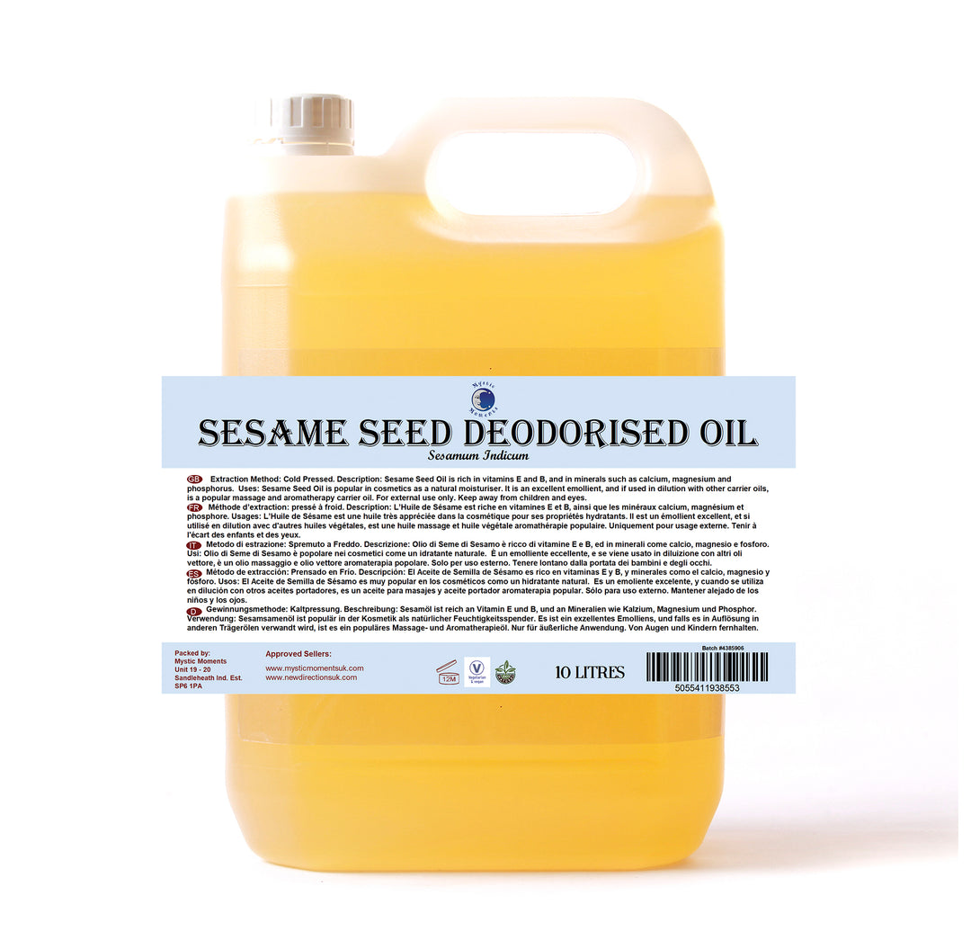 Aceite portador desodorizado de semillas de sésamo