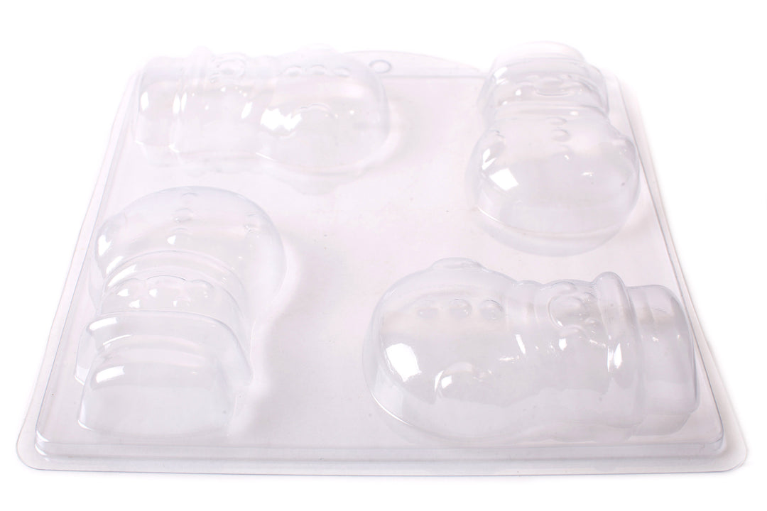 Moule en PVC bonhomme de neige (4 cavités)