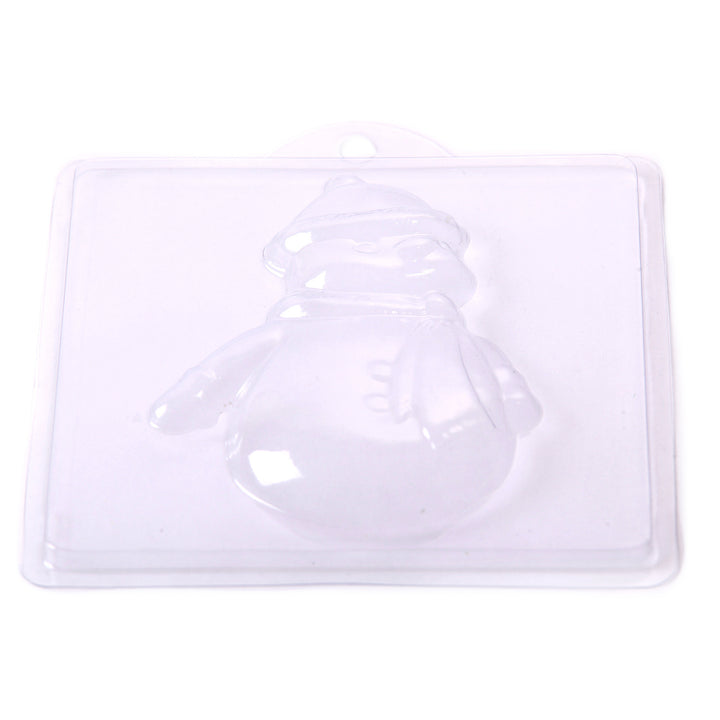 Moule en PVC bonhomme de neige avec écharpe (4 cavités)