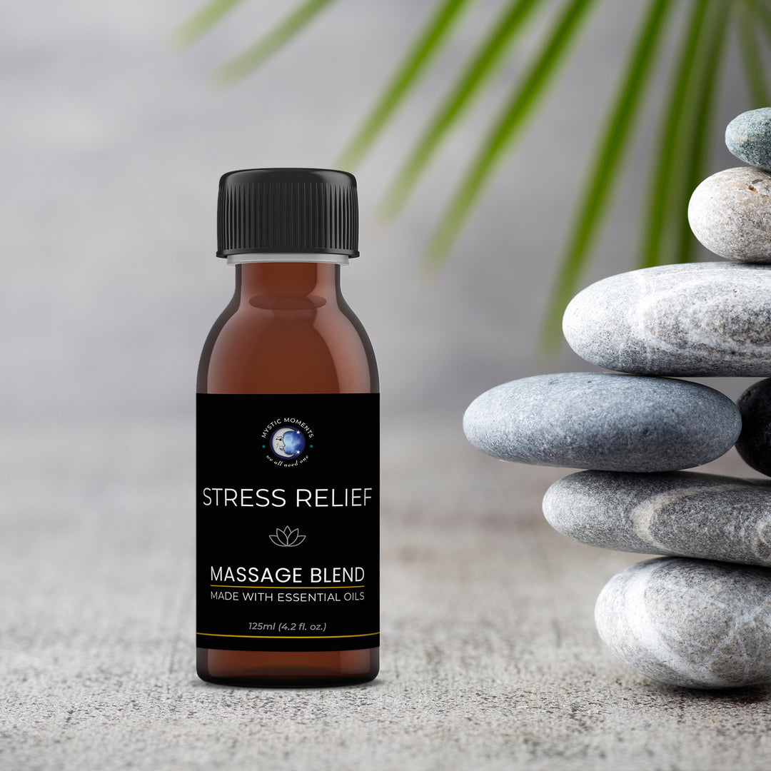 Alivio del estrés: mezclas esenciales para masajes