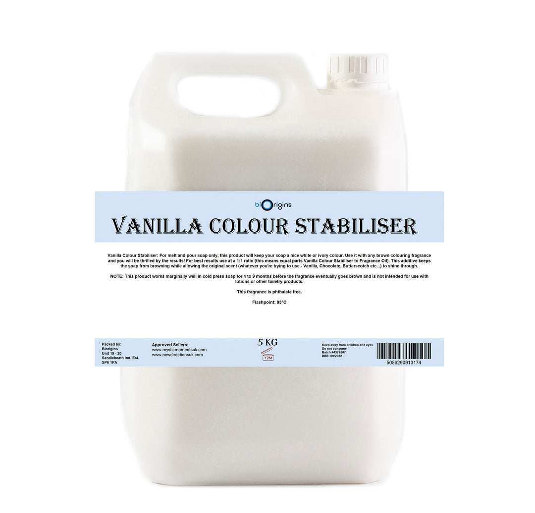 Liquide stabilisateur de couleur vanille
