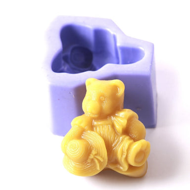 Antique Teddy Silicone Soap Mould H0017 - Mystic Moments UK