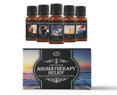 Aromatherapy Relief | Essential Oil Blend Gift Pack - Mystic Moments UK