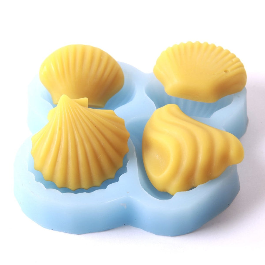 Assorted Shells Cake/Jelly/Soap Silicone Soap Mould C0007 - Mystic Moments UK