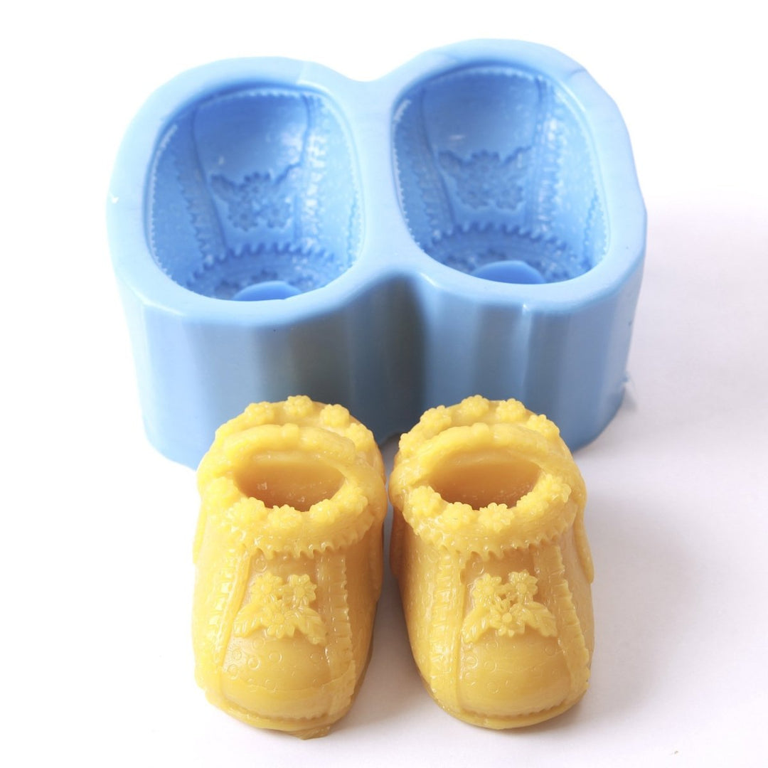 Baby Booties/Boot/Shoe Silicone Soap Mould R0106 - Mystic Moments UK