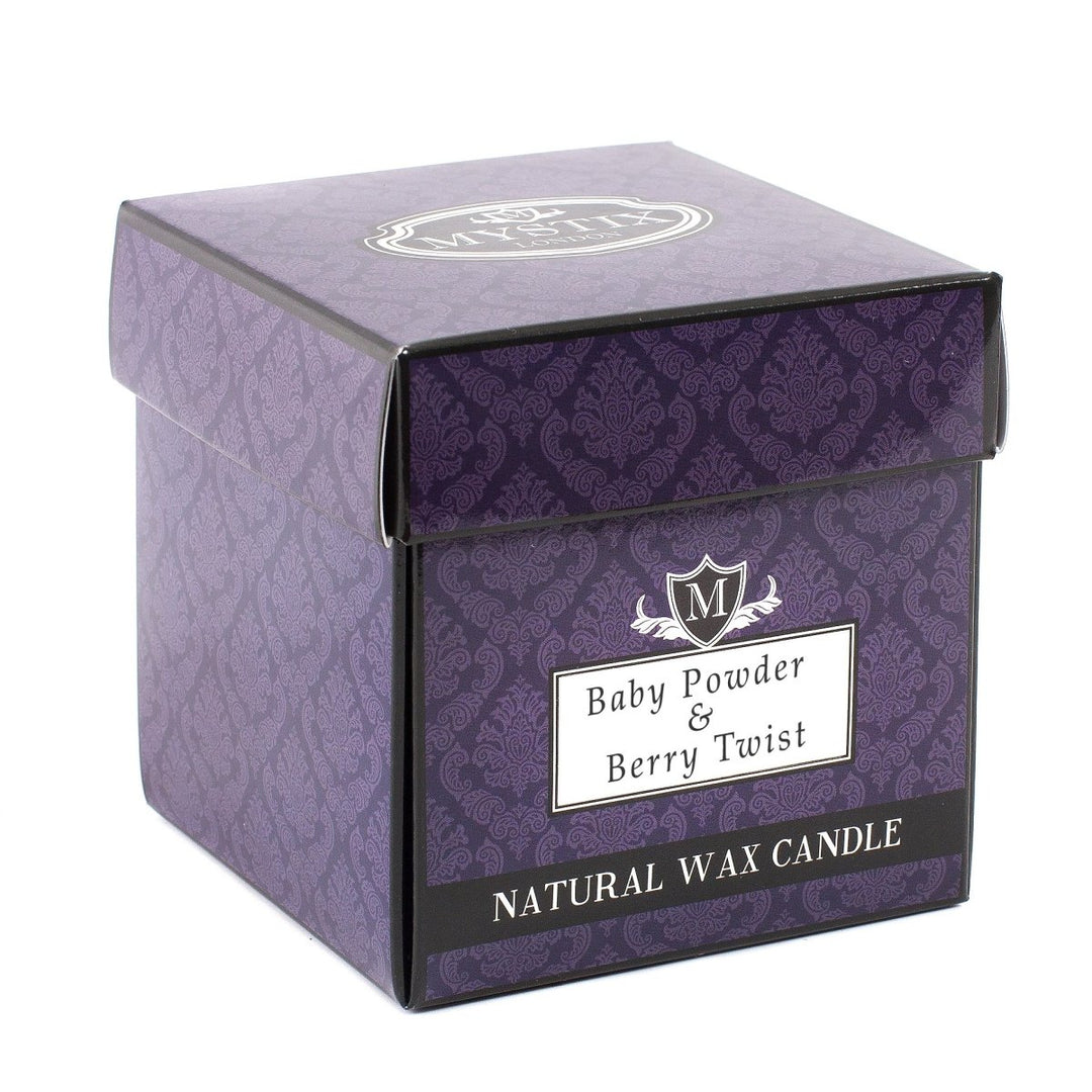 Baby Powder & Berry Twist Scented Candle - Mystic Moments UK