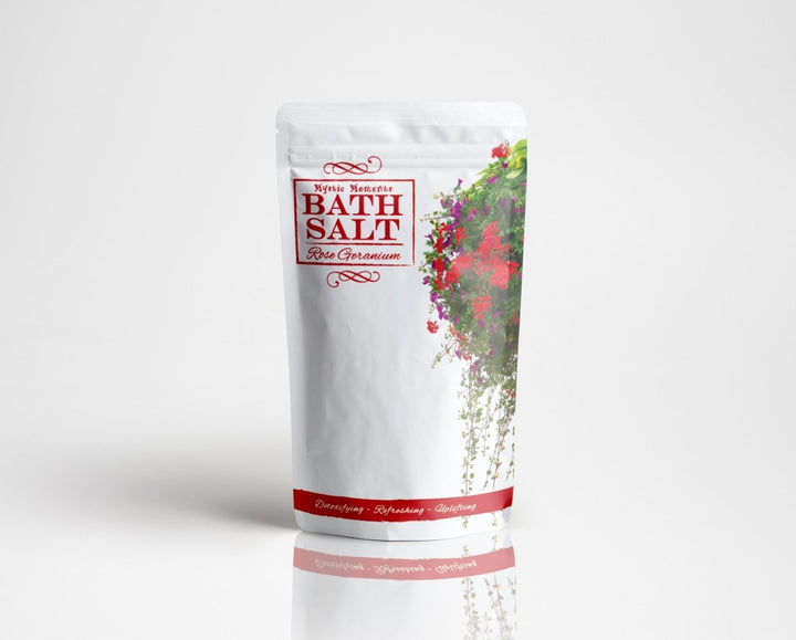 Bath Salts - Rose Geranium - Mystic Moments UK