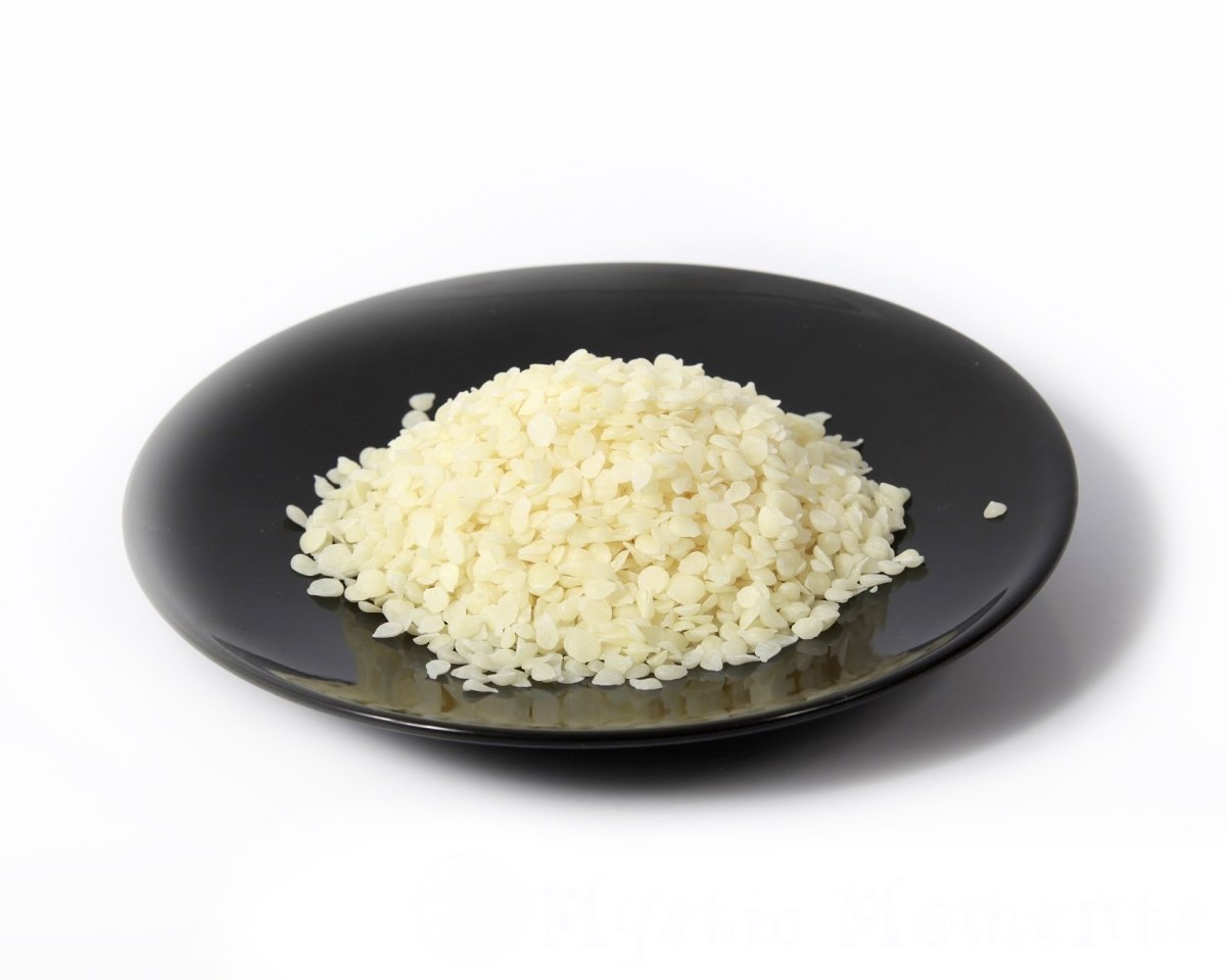 Beeswax Beads White Cosmetic Grade - Cosmetic Waxes - Mystic Moments UK