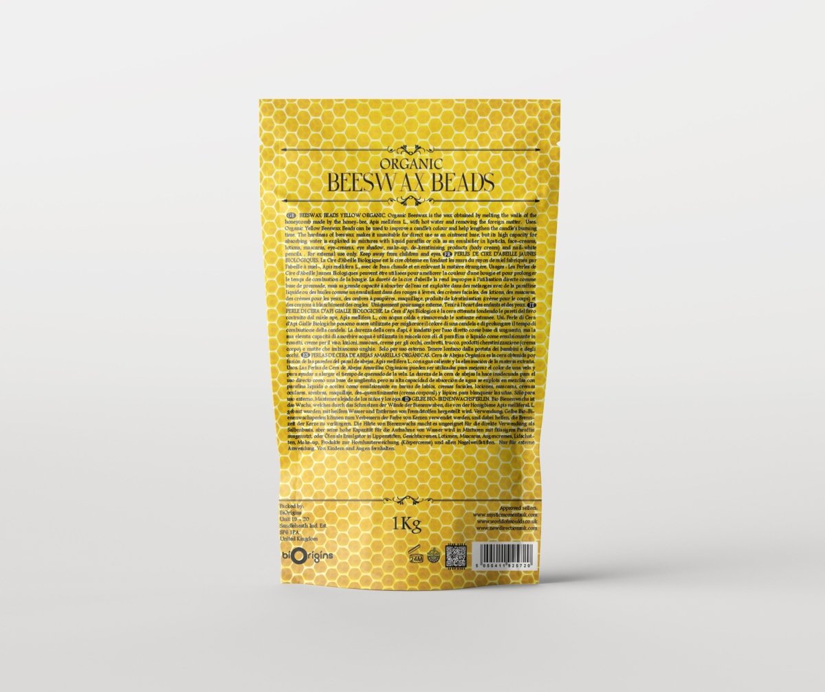 Beeswax Organic Refined 100% Pure - Mystic Moments UK
