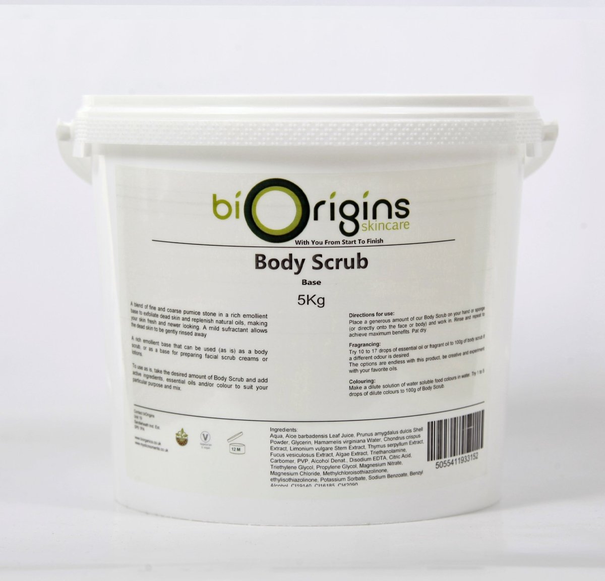 Body Scrub Base - Unscented - Mystic Moments UK