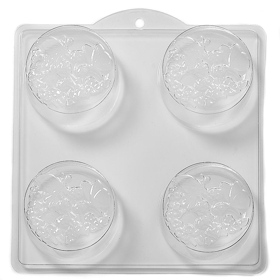 Butterflies On Clover PVC Mould (4 Cavity) L40 - Mystic Moments UK