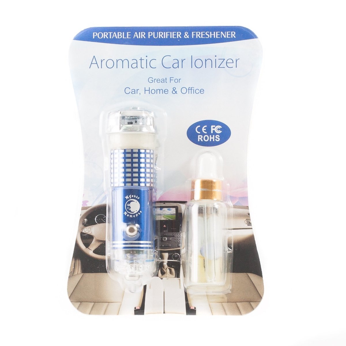 Car Aroma Air Purifier Ionizer - Mystic Moments UK