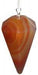Carnelian Faceted Pendulum - Mystic Moments UK