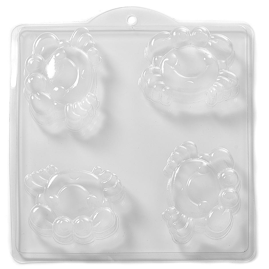 Cartoon Crab PVC Mould (4 Cavity) M48 - Mystic Moments UK