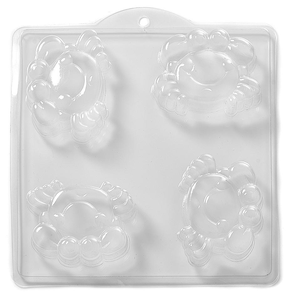 Cartoon Crab PVC Mould (4 Cavity) M48 - Mystic Moments UK