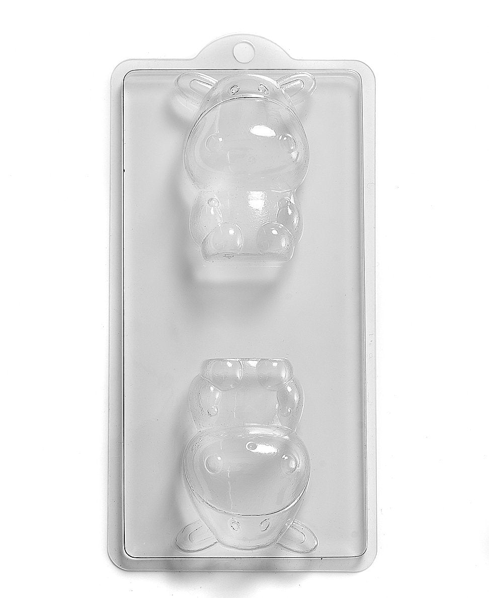 Cartoon Hippopotamus PVC Mould (4 Cavity) M56 - Mystic Moments UK