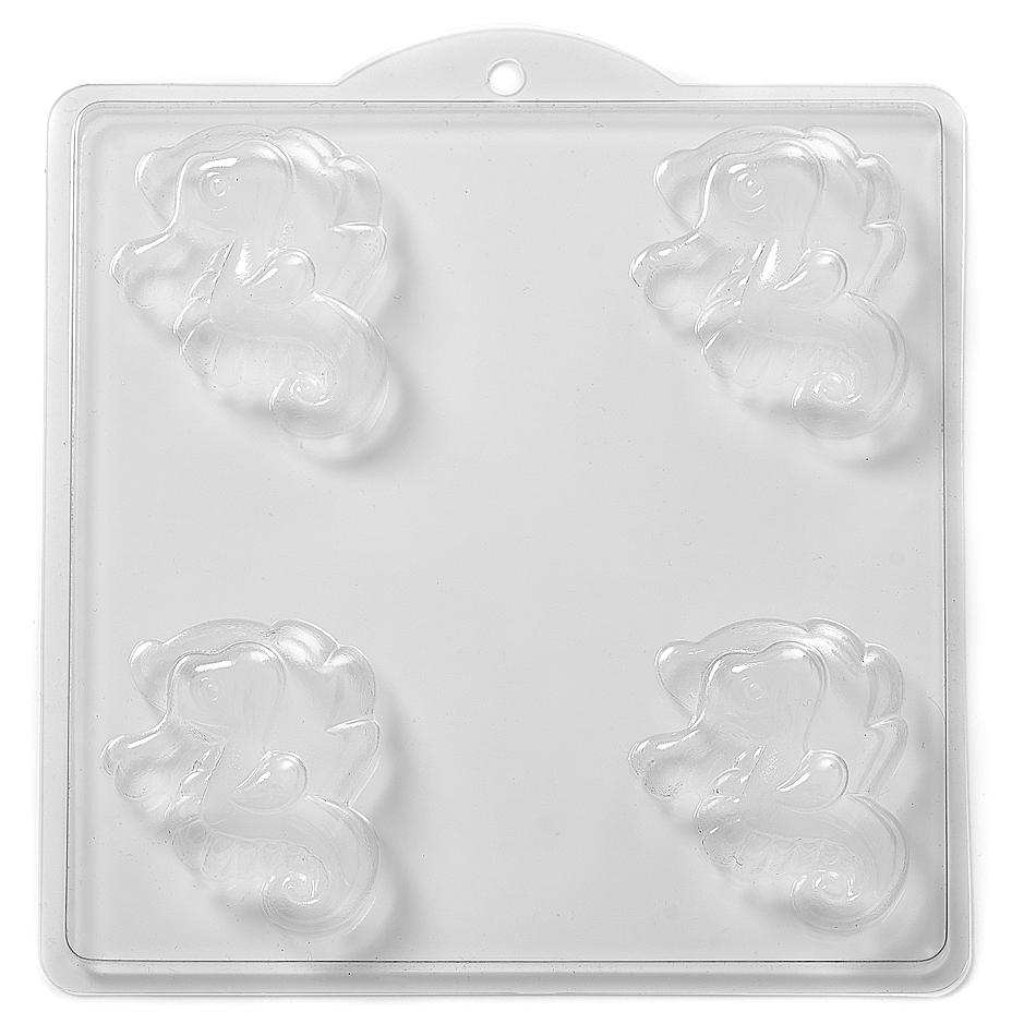 Cartoon Seahorse PVC Mould (4 Cavity) M49 - Mystic Moments UK