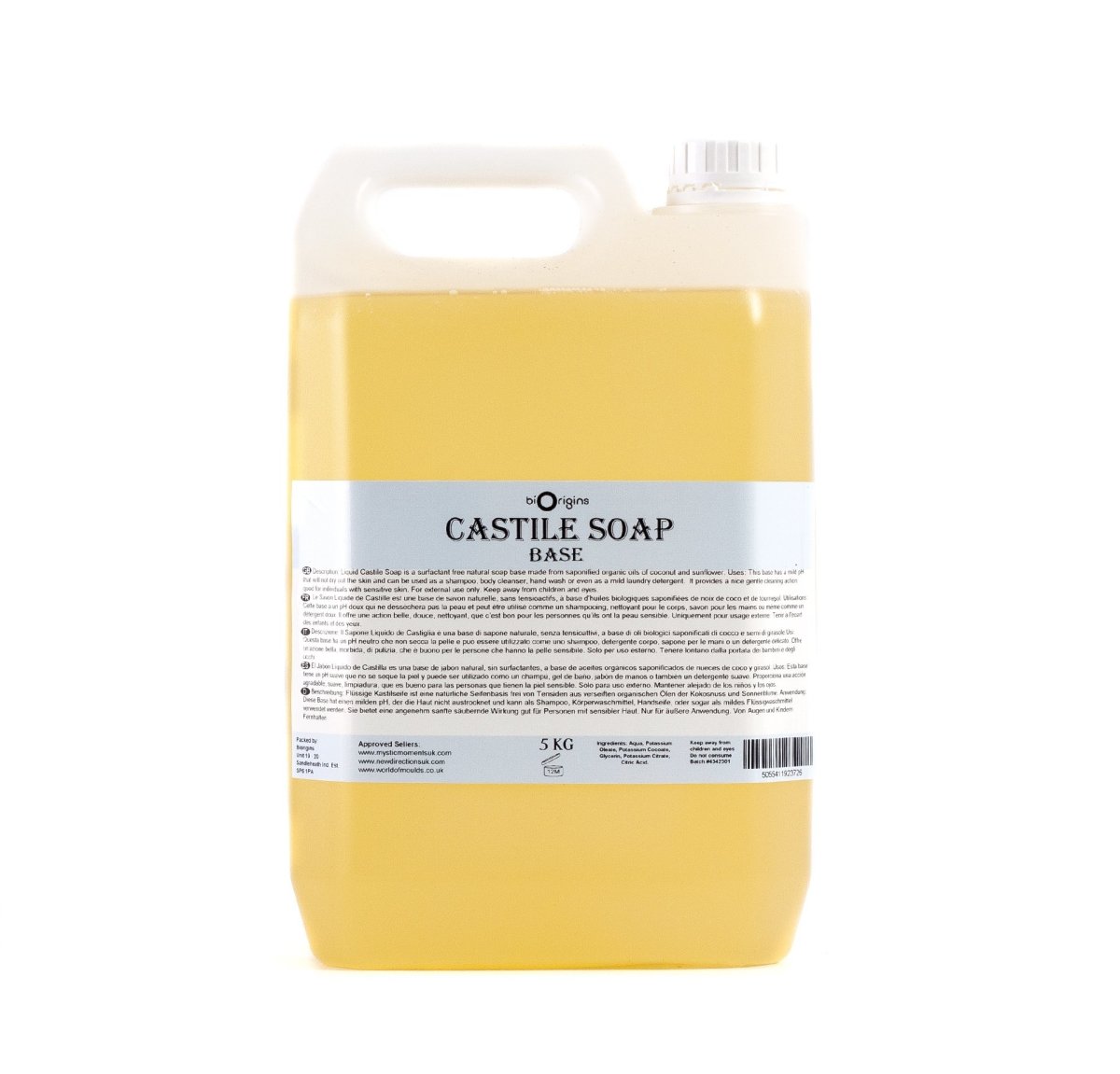 Castile Liquid Soap - Mystic Moments UK