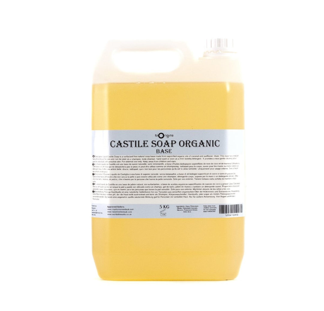 Castile Liquid Soap Organic - Mystic Moments UK