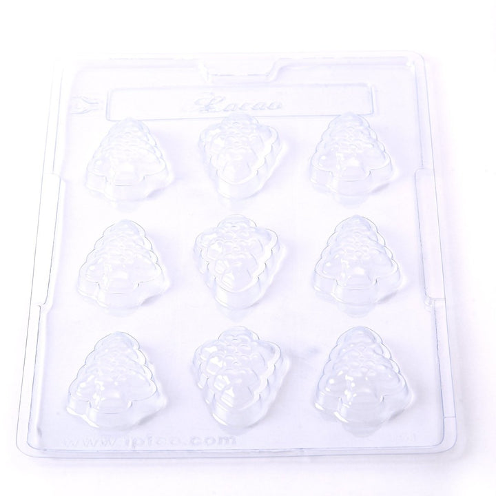 Christmas Tree Chocolate/Sweet/Soap/Plaster/Bath Bomb Mould #031 (9 cavity) - Mystic Moments UK