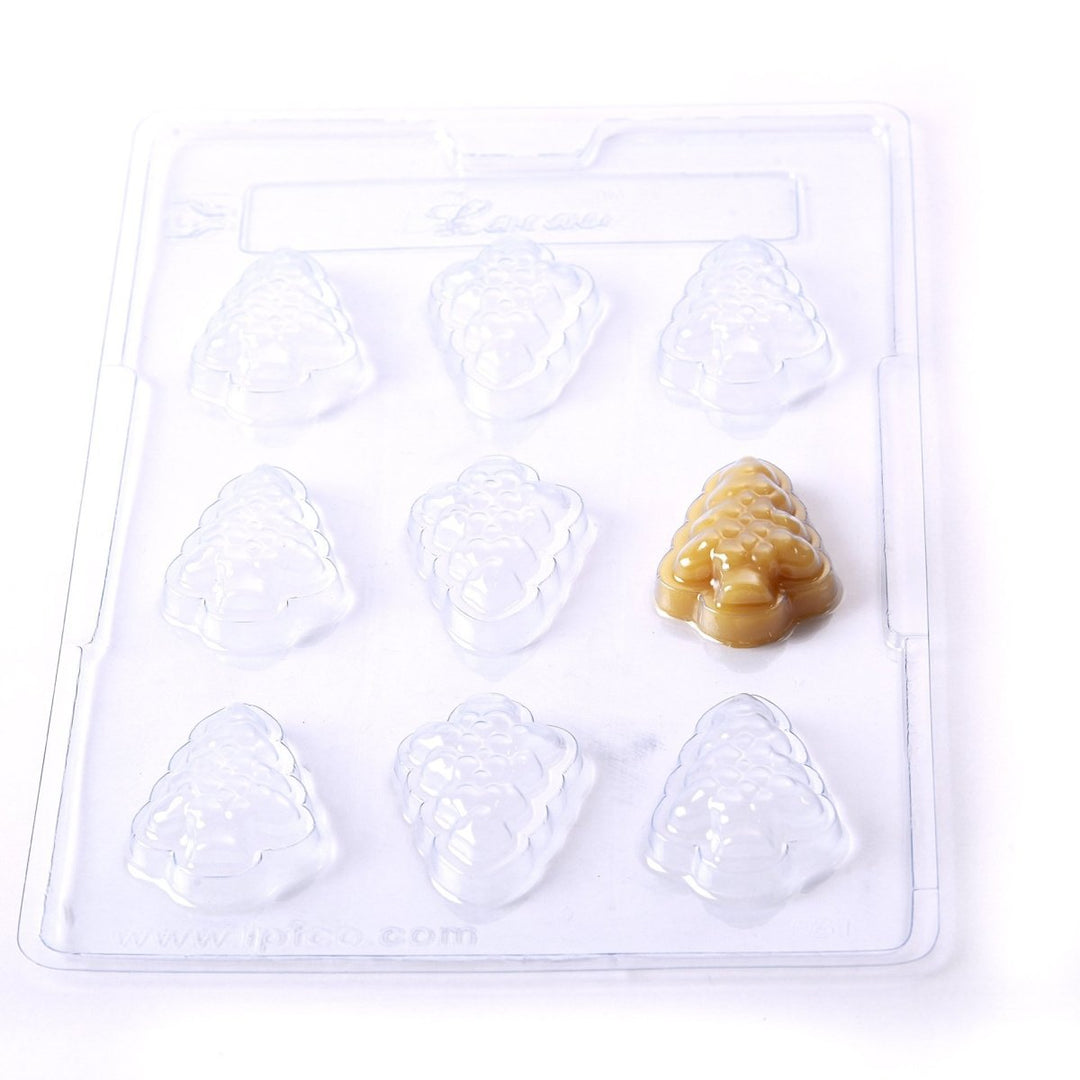 Christmas Tree Chocolate/Sweet/Soap/Plaster/Bath Bomb Mould #031 (9 cavity) - Mystic Moments UK