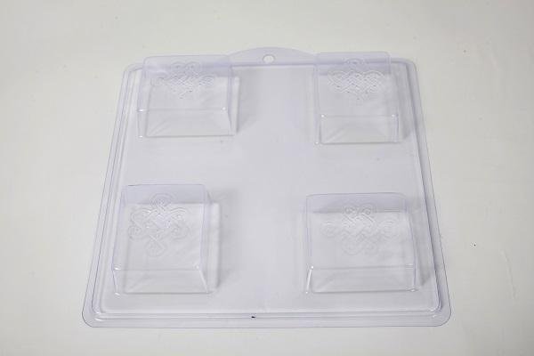Chunky Celtic Knot Soap Mould 4 Cavity M157 - Mystic Moments UK