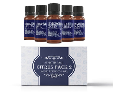 Citrus (Pack 2) | Essential Oil Gift Starter Pack - Mystic Moments UK