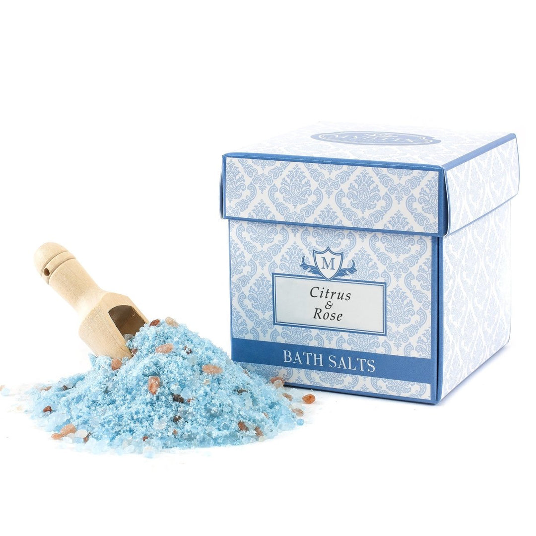 Citrus & Rose Scented Bath Salt 350g - Mystic Moments UK