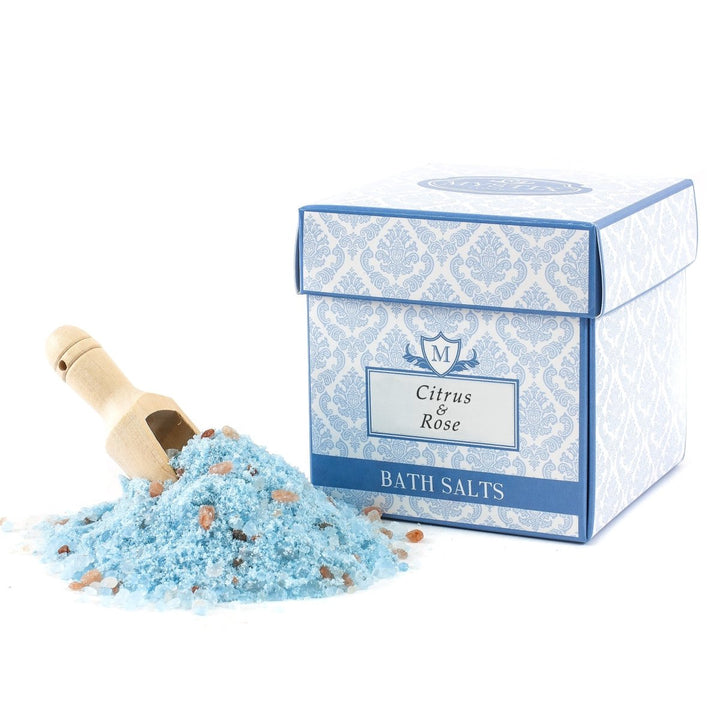 Citrus & Rose Scented Bath Salt 350g - Mystic Moments UK