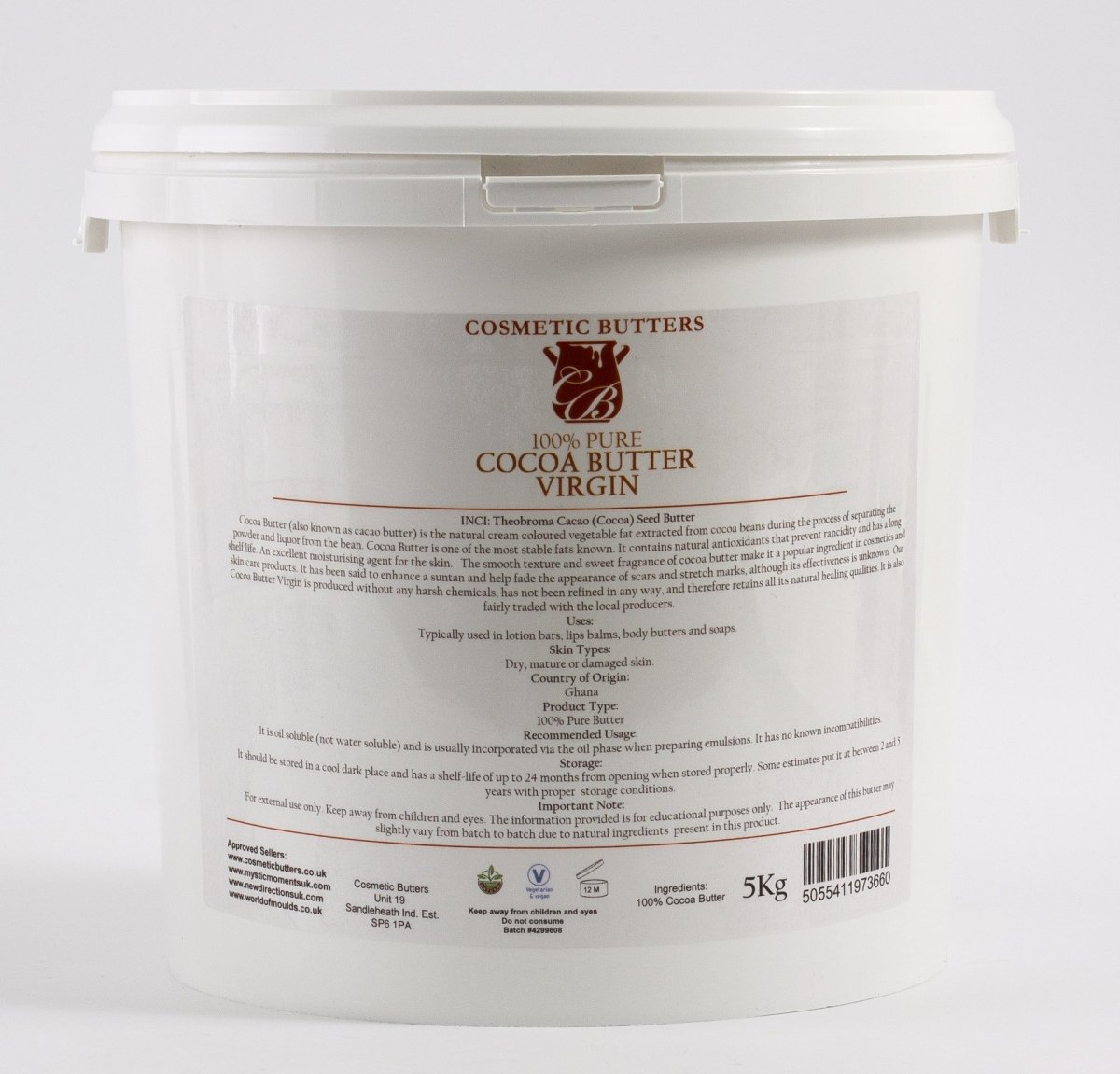 Cocoa Virgin Butter - Mystic Moments UK