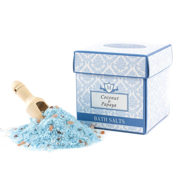 Coconut & Papaya Scented Bath Salt 350g - Mystic Moments UK