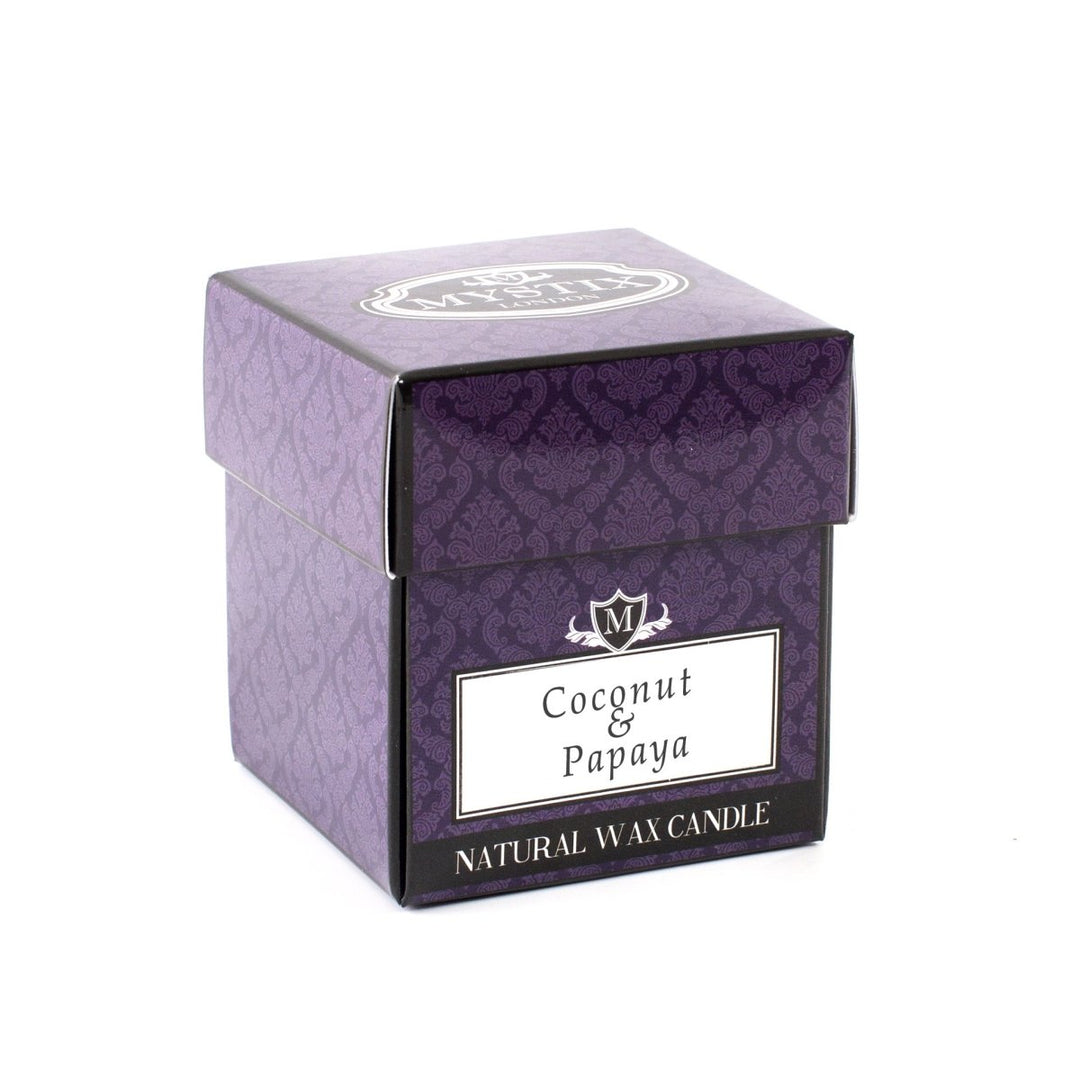 Coconut & Papaya Scented Candle - Mystic Moments UK