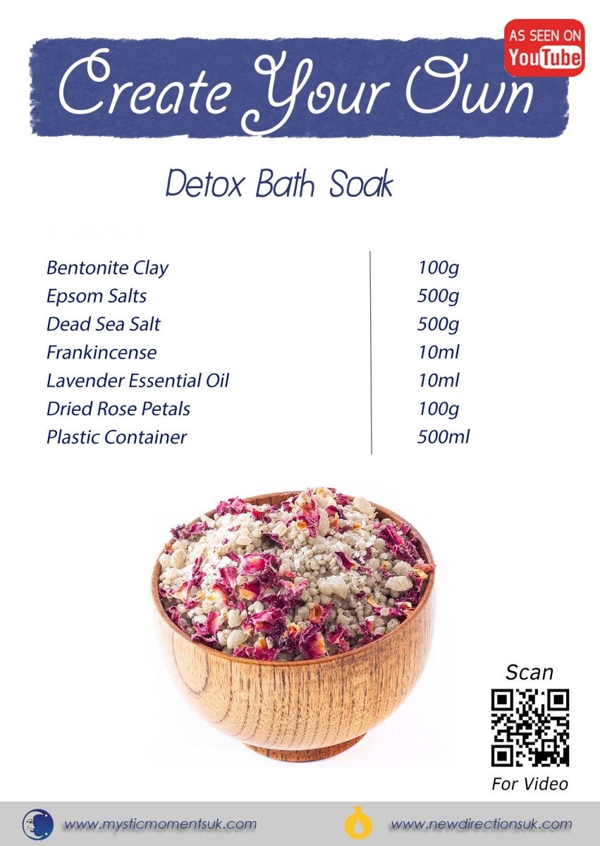 Create Your Own Detox Bath Soak - Mystic Moments UK