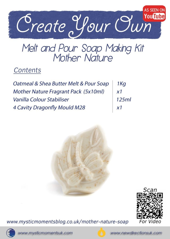 Create Your Own - Melt and Pour Soap Making Kit - Mother Nature - Mystic Moments UK