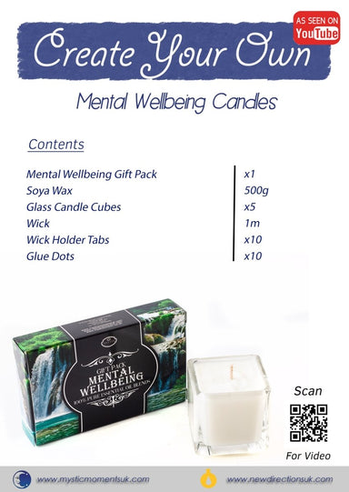 Create Your Own - Mental Wellbeing Candles - Mystic Moments UK