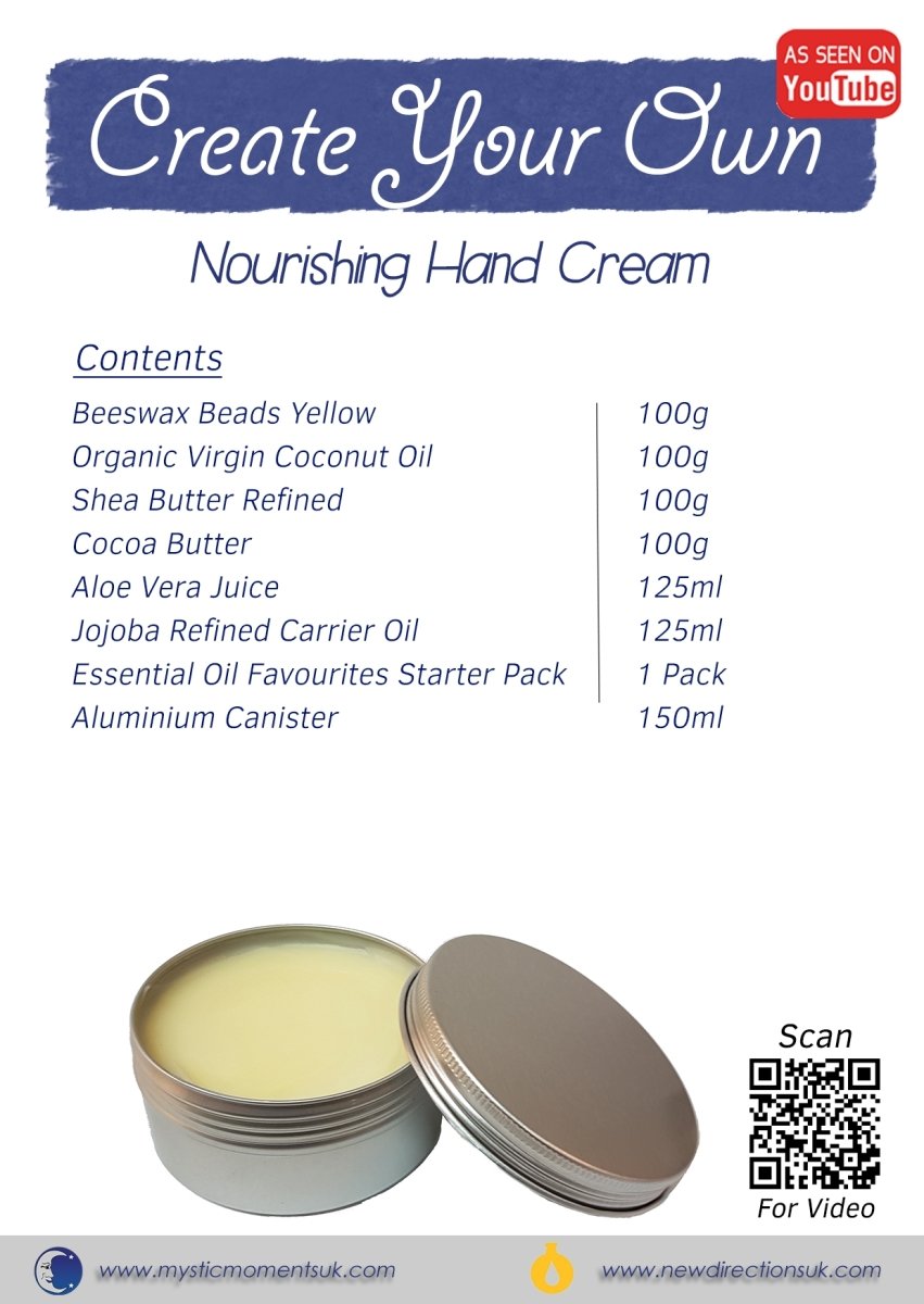 Create Your Own – Nourishing Hand Cream - Mystic Moments UK
