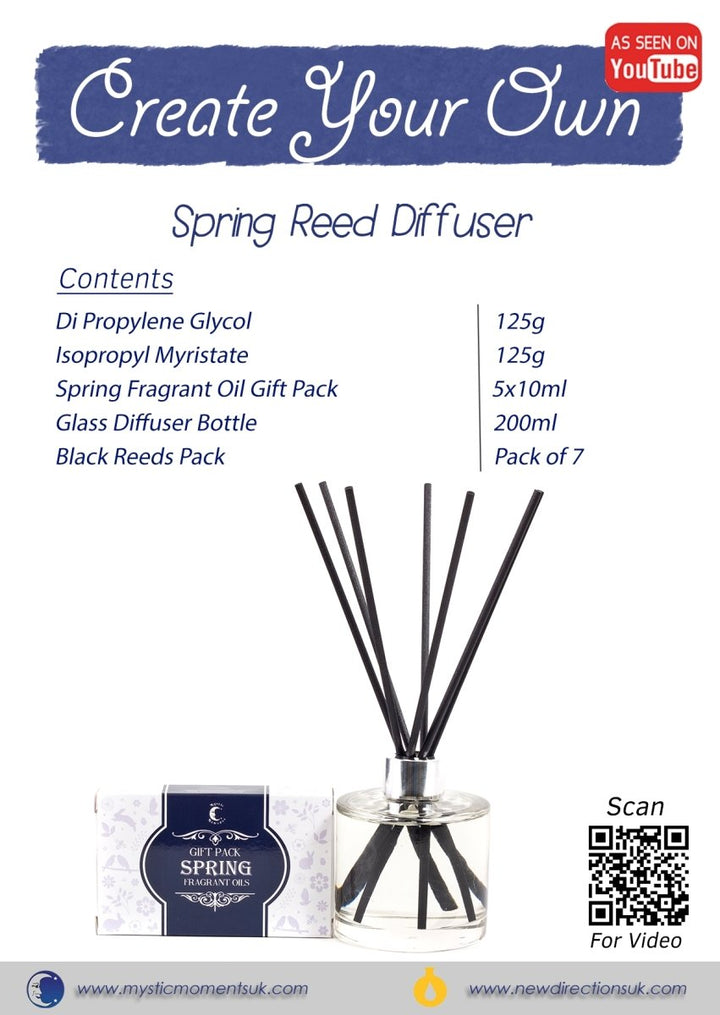 Create Your Own - Spring Reed Diffuser - Mystic Moments UK