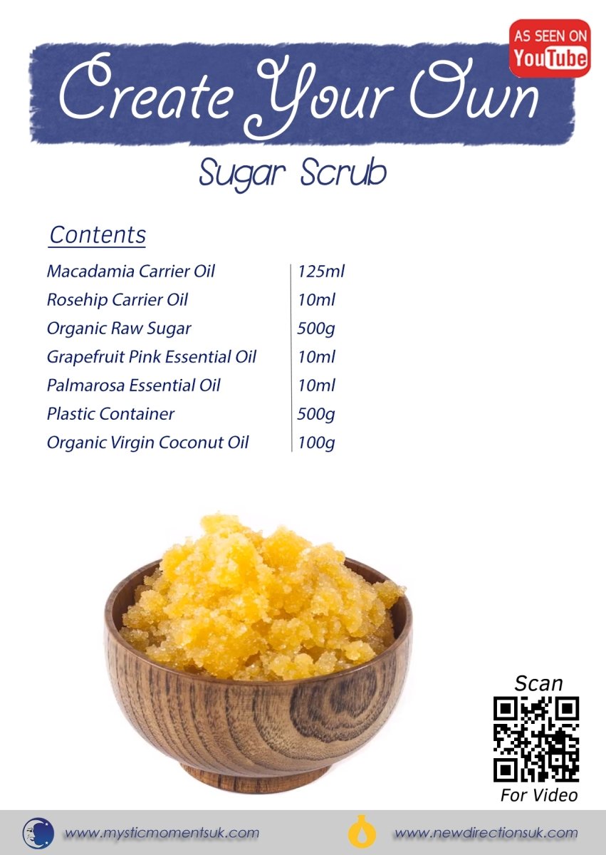 Create Your Own – Sugar Scrub - Mystic Moments UK